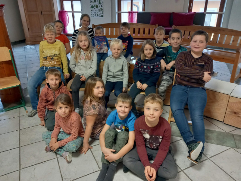 Isabella Huber besuchte die Kinder der 1. Klasse.